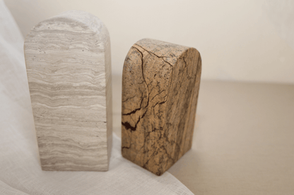 Duova Arched Marble Sculpture (Pair) - Lilly Sheridan
